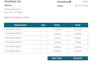 design auto calculated fillable pdf invoice template for you business